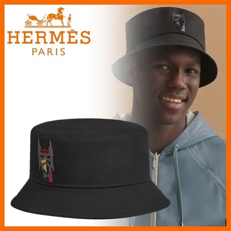 hermes men's bucket hat